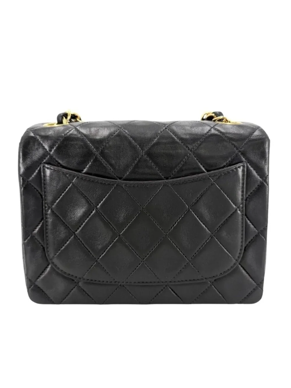 Chanel Shoulder Bag Mini Quilted Chain Turnlock Bag Crossbody Mini CC Logo